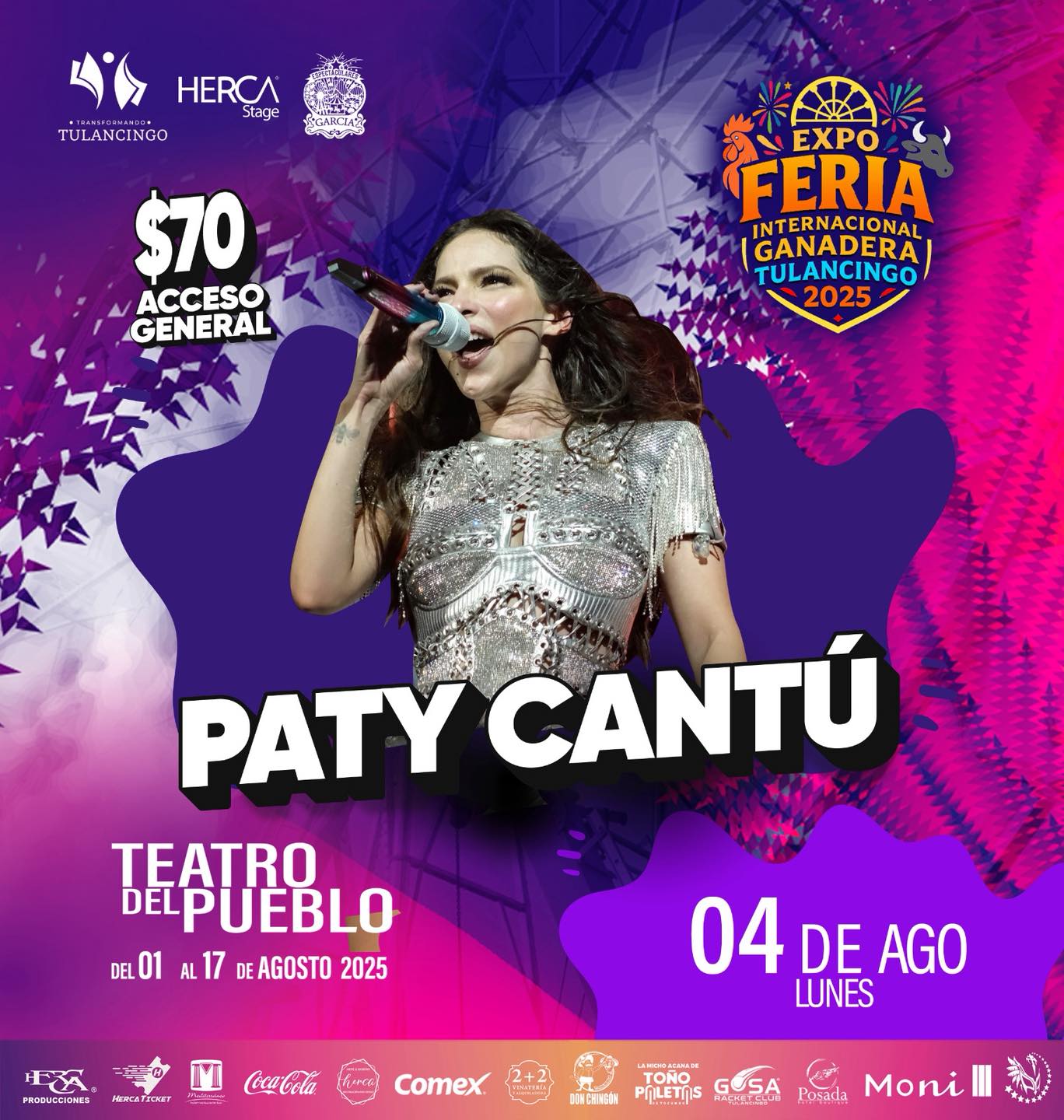 4 Agosto: Paty Cantú